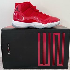 Air Jordan 11 Retro (Win Like 96) Gym Red/Black-White Size US 9